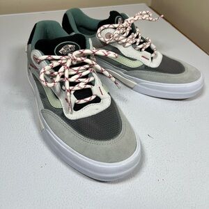 Vans "Wayvee" Sneakers (Gray/Multi) Skate Shoes Light Green Popcush Mesh Size 9